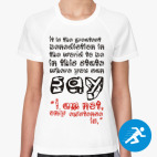 Женская спортивная футболка