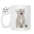 Кружка с футбольным мячиком