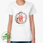 Женская футболка органик