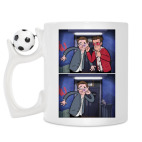 Кружка с футбольным мячиком