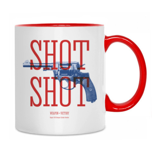 Кружка с принтом Оружие СССР