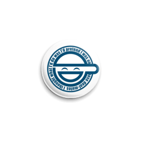 Значок 25мм  Laughing Man