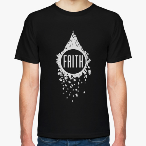 Футболка с принтом FAITH