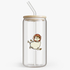 Банка с бамбуковой крышкой