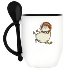 Кружка с ложкой