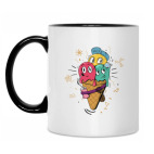 Кружка двухцветная