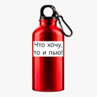 Металлическая бутылка 400 мл UV-DTF