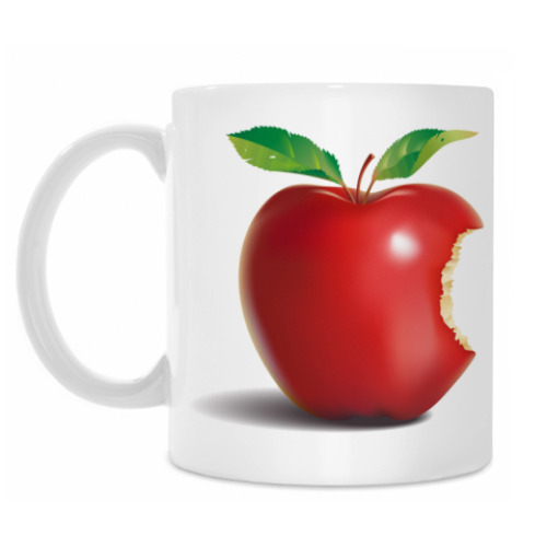Кружка с принтом Apple