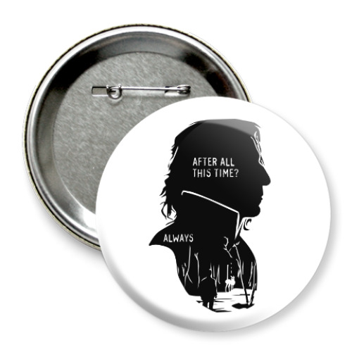 Значок 75мм Алан Рикман