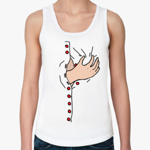 Женская майка с принтом Рука