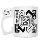 Кружка с футбольным мячиком