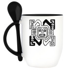 Кружка с ложкой