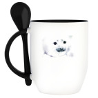 Кружка с ложкой