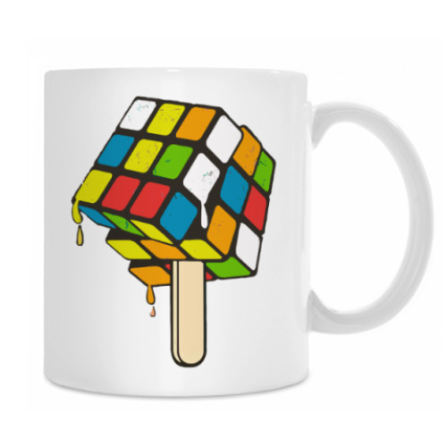 Кружка с принтом Кубик Рубика | Спидкубинг
