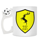 Кружка с футбольным мячиком