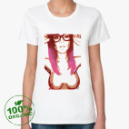 Женская футболка органик