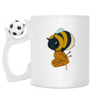 Кружка с футбольным мячиком