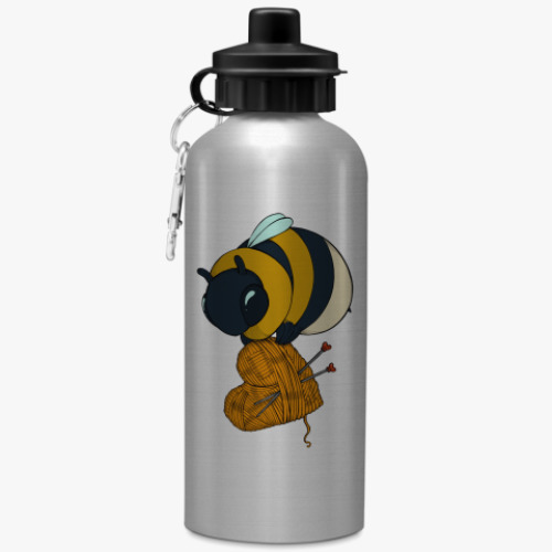 Бутылка с карабином (500 мл) Шмель с мотком