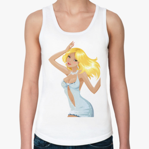 Женская майка Девушка