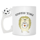 Кружка с футбольным мячиком