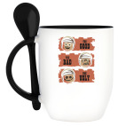 Кружка с ложкой