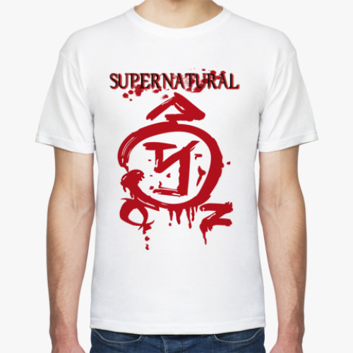 Футболка с принтом Supernatural
