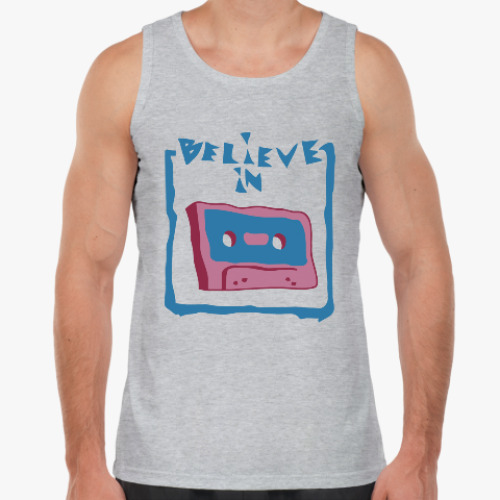 Майка с принтом Верю в кассеты