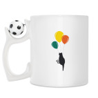 Кружка с футбольным мячиком