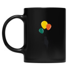 Кружка цветная UV-DTF