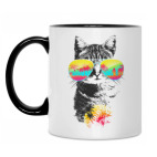 Кружка двухцветная