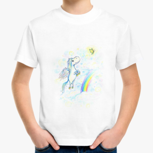 Детская футболка с принтом Вдохновение