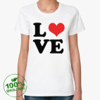 Женская футболка органик