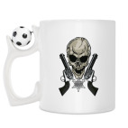 Кружка с футбольным мячиком