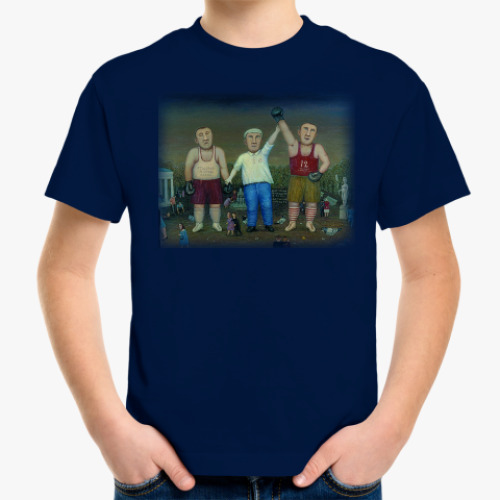 Детская футболка с принтом боксеры