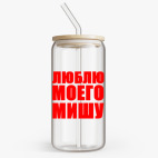 Банка с бамбуковой крышкой