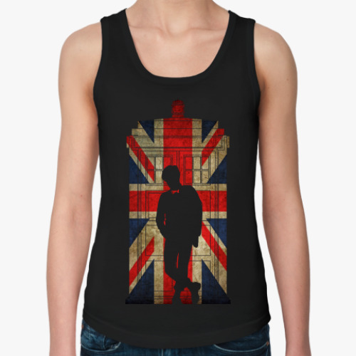 Женская майка с принтом Одиннадцатый Доктор