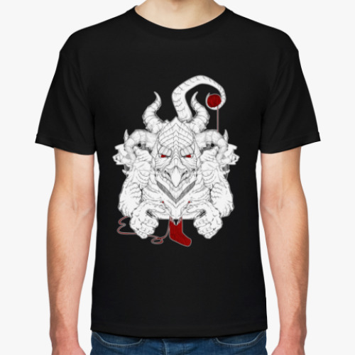 Футболка с принтом Самый спокойный человек