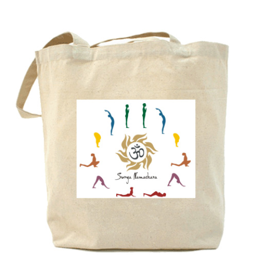 Сумка шоппер с принтом ОМ