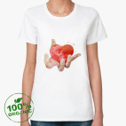 Женская футболка органик