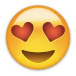 Emoji Смайл: Влюбленный