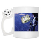 Кружка с футбольным мячиком