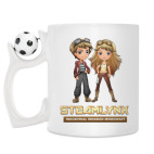 Кружка с футбольным мячиком