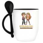 Кружка с ложкой