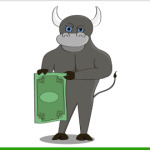 Бык с долларом