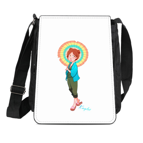 Сумка-планшет с принтом Shiny!