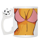 Кружка с футбольным мячиком
