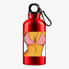 Металлическая бутылка 400 мл UV-DTF