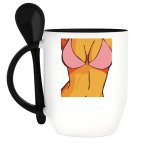 Кружка с ложкой