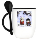 Кружка с ложкой