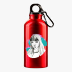 Металлическая бутылка 400 мл UV-DTF